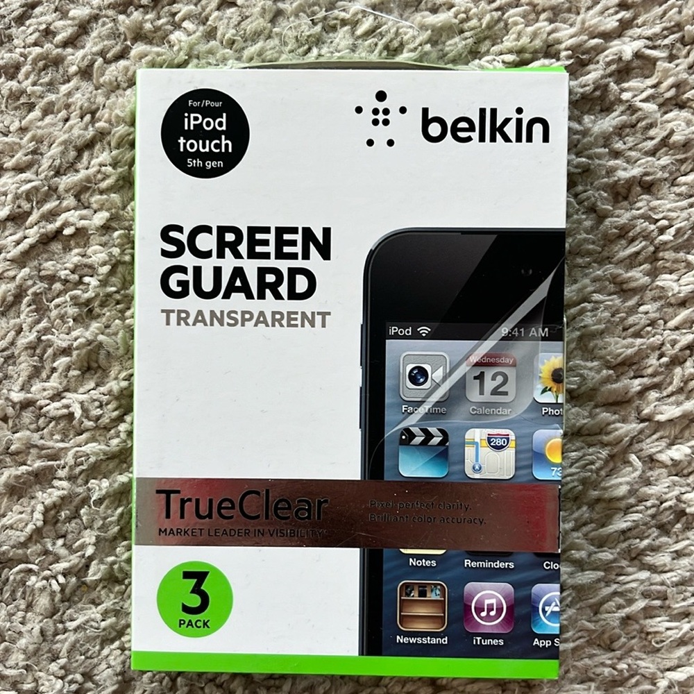 New, Unopened, Transparent, iPod Touch Screen Guard